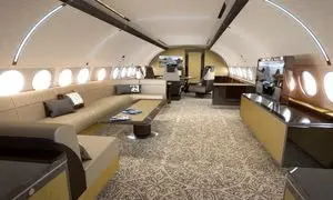 ویدیویی از درون جت 200 میلیون دلاری ایرباس