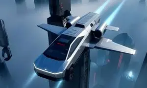 ایلان ماسک از ساخت خودرو پرنده تسلا خبر داد