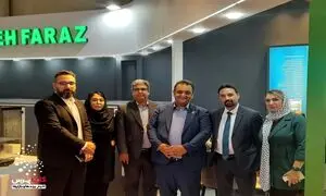 بازدید هیئت مدیره و دبیرکل انجمن تولیدکنندگان سیستم‌های تهویه مطبوع از غرفه‌های سالن ۳۸ ب