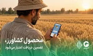 محصول کشاورز، تضمین دریافت اعتبار می‌شود