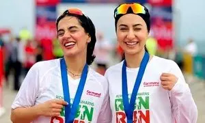 حمایت فرمند از دختران دونده در ماراتن کیش