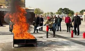 برگزاری دوره آموزشی اطفای حریق در پاکسان