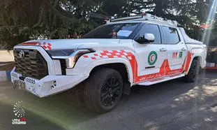 رخ نمایی ابر شاسی بلند هلال احمر در نمایشگاه تاسیسات تهران