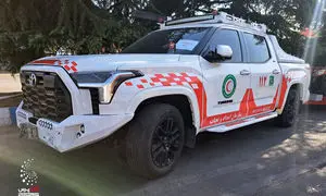 رخ نمایی ابر شاسی بلند هلال احمر در نمایشگاه تاسیسات تهران