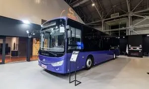 اتوبوس شهری کارمانیا در نمایشگاه حمل و نقل و ترانزیت اصفهان