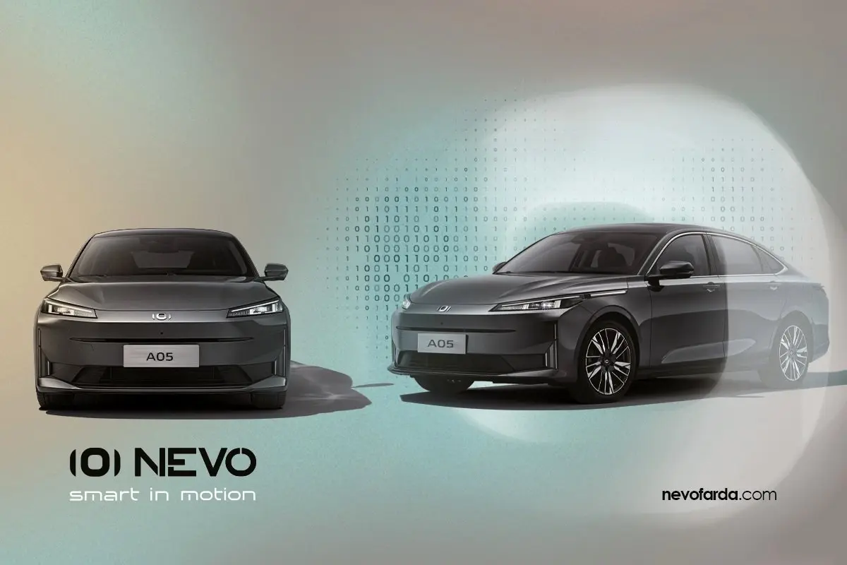 قویترین سدان پلاگین هیبرید ایران در نصف جهان — NEVO A05 در نمایشگاه بین المللی اصفهان