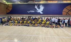 برگزاری فینال رده‌بندی بسکتبال زیر ۱۲ سال پسران تیم عقاب