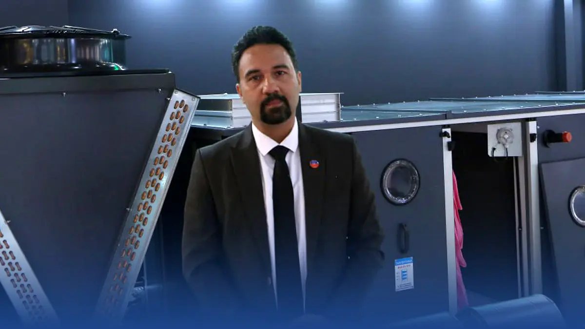 مانور تهویه فراز همت بر روفت‌ پکیج متناسب با نیاز جنوب کشور در نمایشگاه تاسیسات 1404