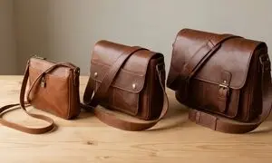 کیف دوشی مردانه کوچک یا بزرگ؟ انتخاب سایز بر اساس وسایل روزانه